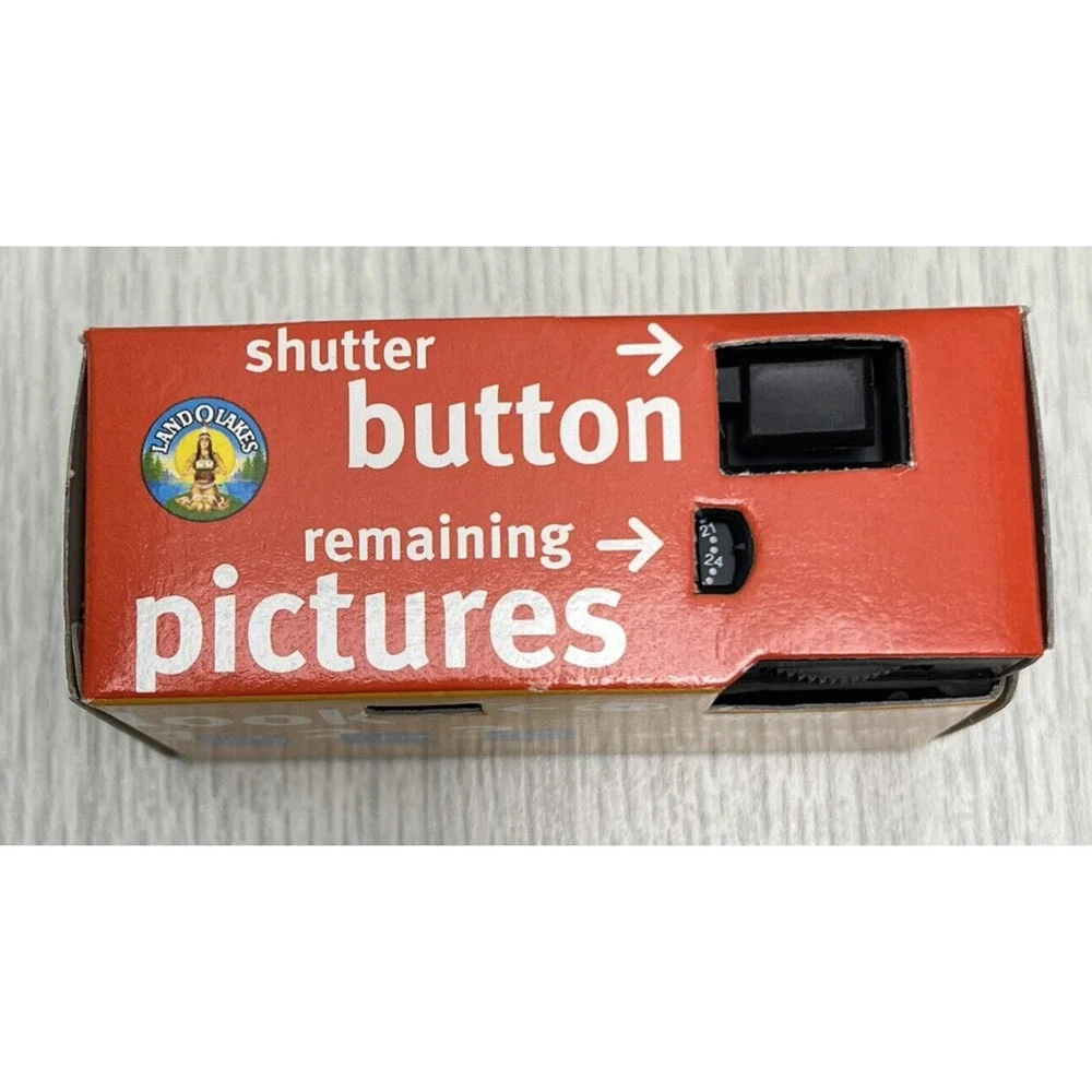 Vintage‎ Land O Lakes Say Cheese 35mm Film Camera Expired 3/99 UNOPENED NOS